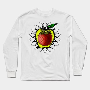 strawberry and yellow apple Long Sleeve T-Shirt
